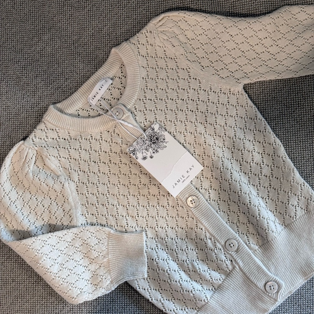 Jamie Kay Cream Knit Cardigan